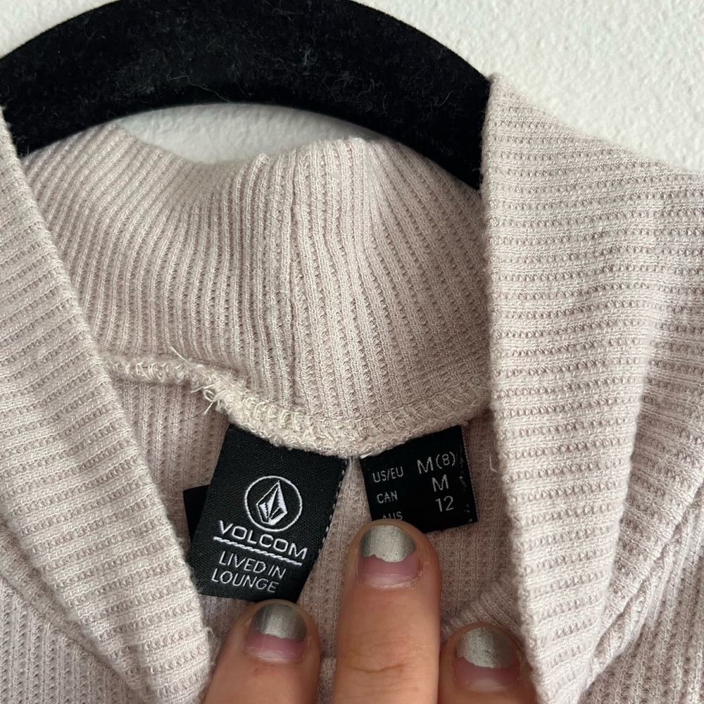 Volcom Ribbed Cream Sweater - Picture 3 of 5